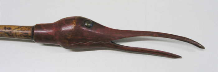 Detail of the Foot / Bird Head of the Beltrami Whistle