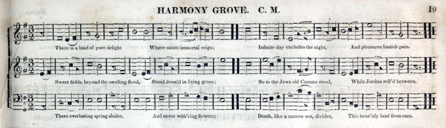 Harmony Grove melody