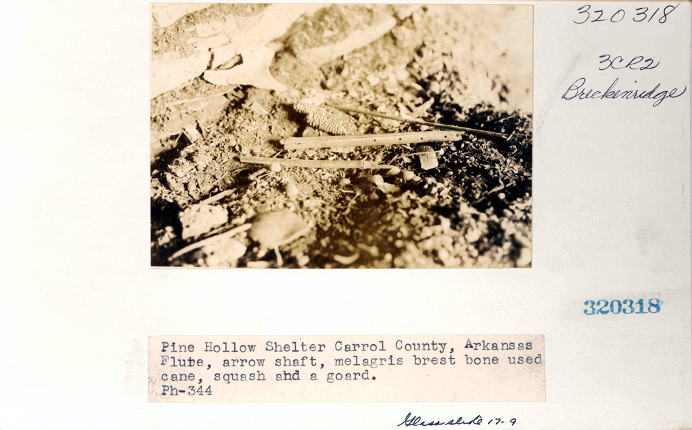 The Breckenridge Flute - 1933 Field Photo - full catalog card
