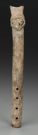 Clay flute from the Colima culture