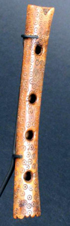 Nasca culture bone flute